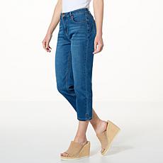 Jaclyn Smith Stretch Denim Cropped Jean