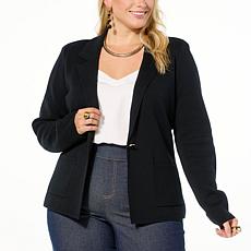 Jaclyn Smith Sweater Knit Blazer