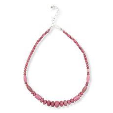 Jay King 18-1/4" Argentinian Rhodonite Beaded Necklace