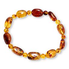 Jay King Amber Bead Stretch Bracelet