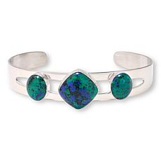 Jay King Azurite-Malachite Sterling Silver Cuff Bracelet