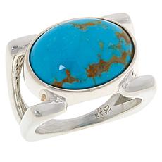 Jay King Gallery Collection Gold-Color Matrix Turquoise Ring