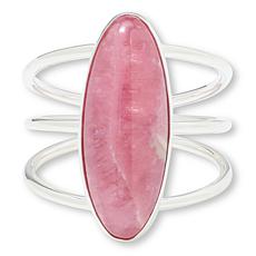 Jay King Gallery Collection Pink Rhodochrosite Oval Ring