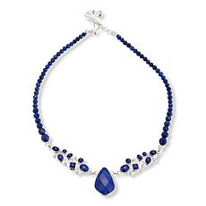 Jay King Gallery Collection Sterling Silver Lapis 18-1/4" Necklace