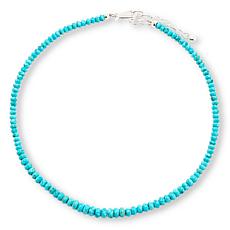 Jay King Heavenly Well Lake Turquoise Composite Bead 18" Necklace