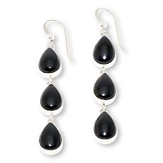 Jay King Midnight Chalcedony Sterling Silver Earrings