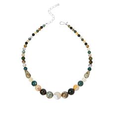 Jay King Multi-Stone Graduated Bead Necklace