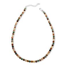 Jay King Multicolor Rutilated Quartz Bead 24-1/4" Necklace