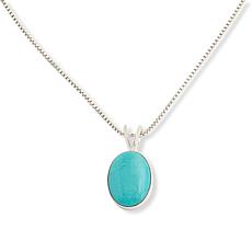 Jay King Rio Azul Turquoise Pendant with 18" Chain 