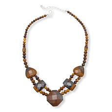 Jay King Sterling Silver Desert Sunset Chalcedony Necklace