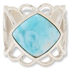 Jay King Sterling Silver Larimar Ring