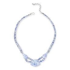 Jay King Sterling Silver Lavender Sodalite 18" Necklace