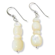 Jay King Sterling Silver Mother-of-Pearl Shell Bead Drop Earrings