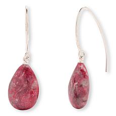 Jay King Thulite Sterling Silver Earrings