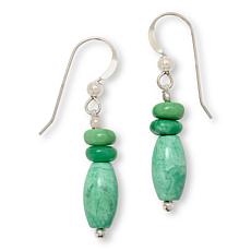 Jay King Variscite Beaded Dangle Earrings