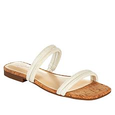 Jessica Simpson Raexe 2-Band Embellished Slip-On Sandal