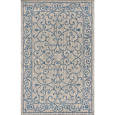 JONATHAN Y Charleston Vintage Filigree Indoor/Outdoor 9' x 12' Rug