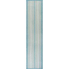 JONATHAN Y Haynes Modern Double Stripe Indoor/Outdoor 2' x 8' Runner