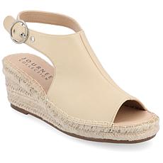 Journee Collection Women's Crew Wedge Sandal