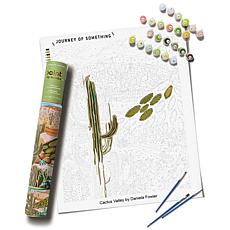 Journey of Something Cactus Valley Paint by Numbers Kit