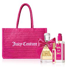 Juicy Couture Viva La Juicy 3-Piece Set with Pink Tote Bag