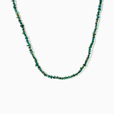 KALIFANO Green Turquoise-Color Howlite Nugget 31" Necklace