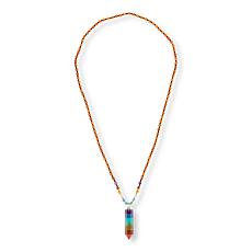 KALIFANO Multigemstone "Rainbow" Drop Necklace