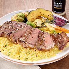 Kansas City Steak Company (6) 10 oz. Strip Steaks & 6.5 oz. Seasoning