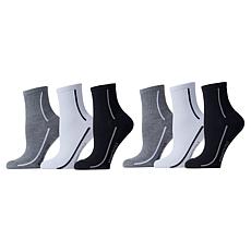 Kenneth Cole 6-Pack Demi Crew Sock