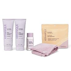 Keranique 4-piece Spa Bundle with Towel Wrap