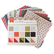 Kingston Crafts 12" x 12" Christmas Paper Pad - 60 Double-Sided Sheets