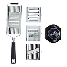 Kitchen HQ 6-piece Stainless Multi Slicer Grater