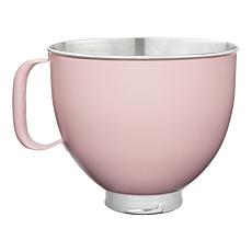 KitchenAid 5-Quart Tilt-Head Stainless Steel Bowl in Matte Dried Rose