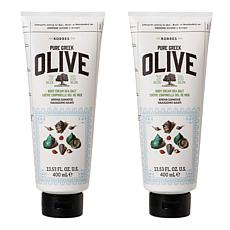 Korres 2-pack Olive & Sea Salt Jumbo Size Body Cream