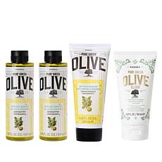 Korres 4-piece Olive Oil & Bergamot Age-Defying System