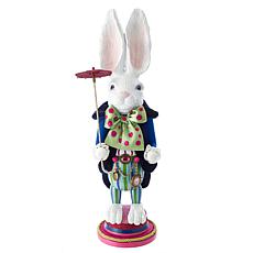 Kurt Adler 18" White Rabbit Nutcracker