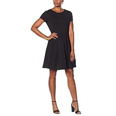 Laila Ali Cap-Sleeve Swing Dress