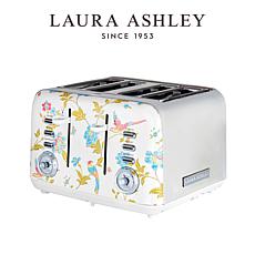 Laura Ashley VQ 4-Slice Toaster, Elveden White