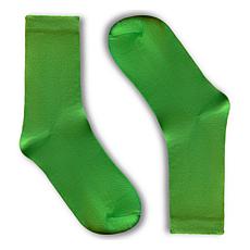 Lechery Grass Green Cotton Quarter Crew Socks 1-Pair