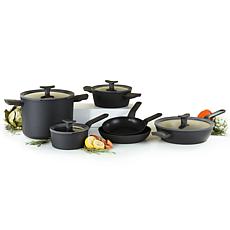 Leo 10pc Cookware Set with Ceramic Coating