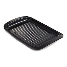 Leo Graphite Ceramic Grill Plate with Handles