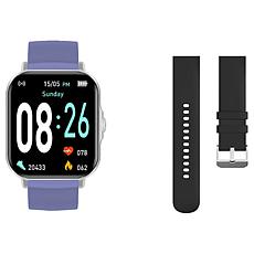 LetsFit E41 Silver Bluetooth Smart Watch with Extra Band