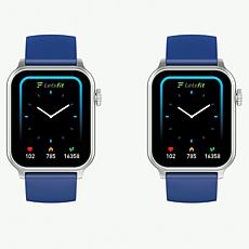 Letsfit Set of 2 E52 Silvertone Bezel Smart Watch