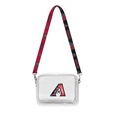 Littlearth MLB Arizona Diamondbacks 3D Logo Clear Fanny Fan Purse