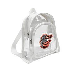 Littlearth MLB Baltimore Orioles 3D Logo Clear Mini Backpack