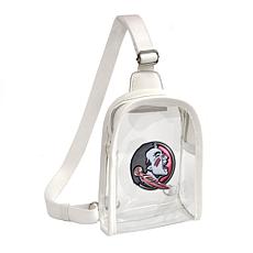 Littlearth NCAA Florida State Seminoles 3D Logo Clear Mini Sling