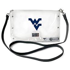 Littlearth NCAA West Virginia Mountaineers Clear Envelope Purse