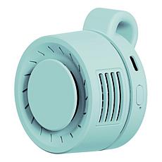 Living Glow 2pk Rechargeable Mini Clip Fans w/Charging Block 