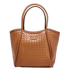London Fog Hannah Woven Shopper Tote