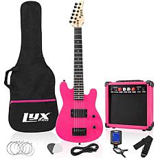LyxPro 30" Electric Guitar Kit, Beginner Kit for Kids w/20W Amp & More